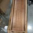 MAONAME Extra Large Ottoman Tray, 36 x 12 Inches Black Walnut Wooden Tray