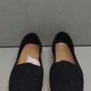 BABUDOG Women's Flats with Flower Embroideried,White Lace Ballet Flats,Comfortable Dress Flats (6, Black)