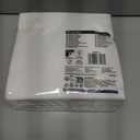 PAW - 50 Pieces White Linen-Feel Paper Napkins 16" x 16", Unicolor Disposable Cloth-Like Napkins, Bathroom Towels, Dinner Napkins for Birthday, Wedding, Party