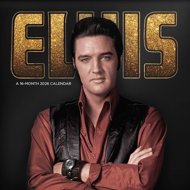 2026 Elvis Presley Wall Calendar