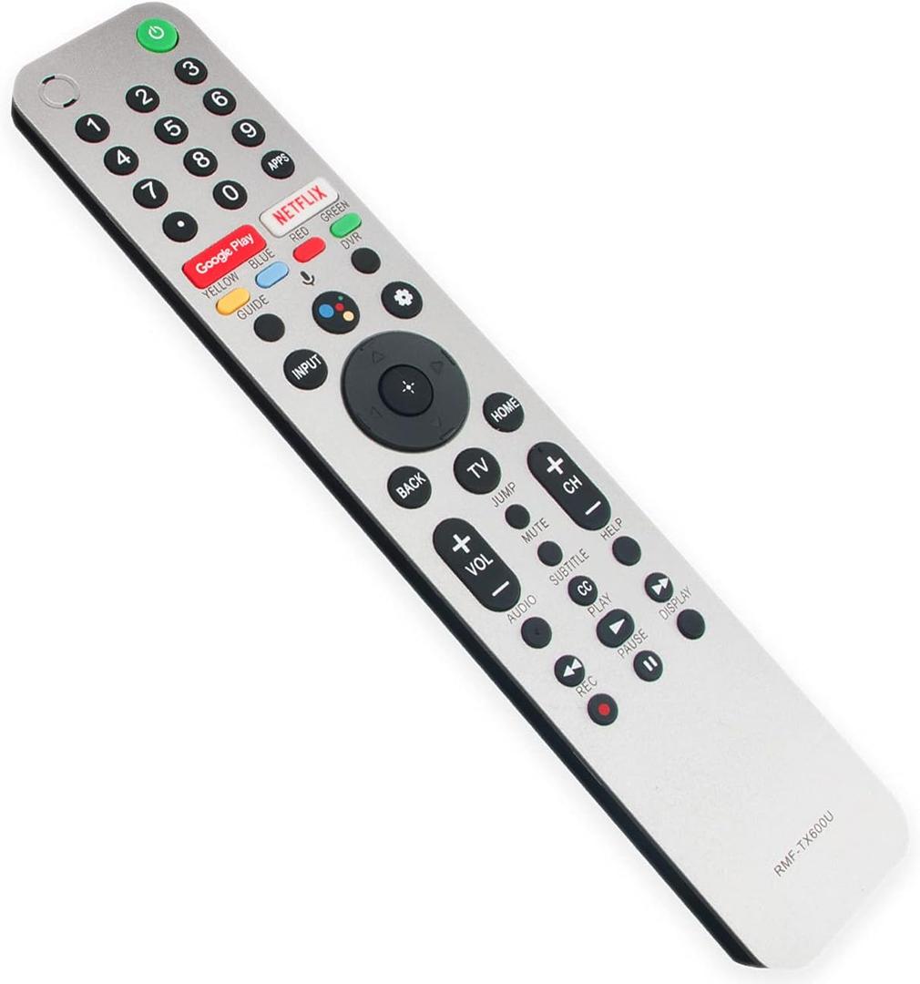 RMF-TX600U RMFTX600U Replace TV Voice Remote fit for Sony OLED TV Bravia XBR-77A9G XBR-65X950G XBR-55A9G XBR-65A9G XBR-55X950G XBR-48A9S XBR-85Z9G XBR-98Z9G XBR-75X950G XBR-85X950G XBR77A9G XBR65A9G
