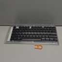 Womier Low Profile Keycaps for Mechanical Keyboard, Black Shine Through Keycaps, PBT Keyboard Key caps 60% 65% 75% 96% 100% for Cherry Gateron MX Switches, Black Backlight