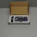 Horse Headphone Amp Amplifier, 4-Channel Metal Stereo Audio Amplifier, Mini Earphone Splitter, 1/4" 1/8" TRS/TS Audio Input and Output for Music Studio, DC 12V(Blue&Black)