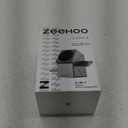 ZEEHOO 3 in 1 Charging Station for Apple, iPhone Mag-Safe Charger, Qi2 Certified, Rotating Wireless Charger Stand for iPhone 16,15,14,13,12 Series, Apple Watch, AirPods (USB-C Charger Included) (Metal Gray)