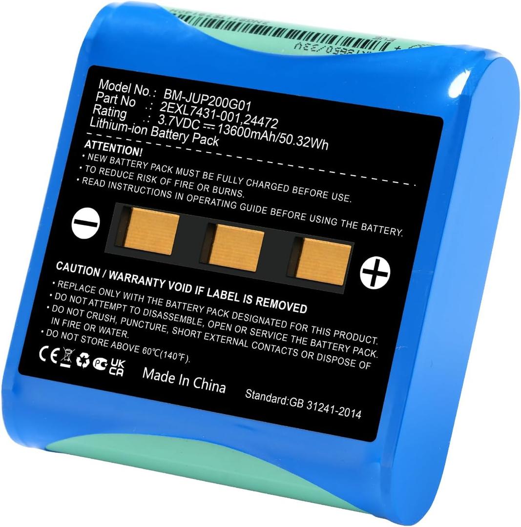 (13600mAh) Battery Replacement for Juniper Allegro 2 Archer 2 Surveyor 2 Systems AR2 Systems AG2 Carlson Mini 2 Carlson Archer 2, Juniper 24472, 2EXL7431-001, 8010.058.001 Battery