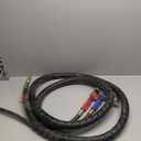 KOOTANS 15FT Semi Truck Air Lines Kit 3 in 1 Trailer Cord and Air Brake Hoses Assembly, 7 Way ABS Electric Power Line Air Hoses Kit for Semi Truck Trailer Tractor