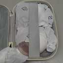 Hands Free Breast Pump Comfortable, Painless Strong Suction Power Rechargeable Electric Breast Pump Smart App Wearable Pump Leakproof 4 Modes Levels Wireless Pump for Driving Office Yoga Sleeping (White)