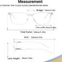5 Pack Reading Glasses Men Women Spring Hinges Comfortable Glasses for Reading (5 Clear, 4.0)Medium