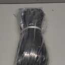 Long Zip Ties Heavy Duty 24 inch400 LBS Tensile Strength With Double Sided Toothed Super Durable Cable Ties Extra Large Wire Ties Adjustable Nylon Tie Wraps for Indoor Outdoor 100 Pack Black