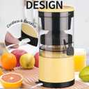 Citrus Juicer Machines Rechargeable - Portable Juicer with USB and Cleaning Brush for Orange, Lemon, Grapefruit