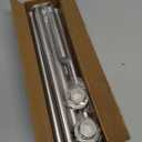 Shower Curtain Rod, 1" Diameter Heavy Duty Tension Shower Rod, Non Slip Adjustable 28-74 inch No Drill Shower Curtain Rods Spring Tension For Bathroom, Shower Stall, No Rust, Brushed Nickel