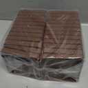 TonGass (24-Pack, Brown) 4"x4" (3 5/8") Wood Fence Post Caps - Wooden Fence Cover Deck Post Cap, Durable Plastic Water-Proof and UV-Proof, Protect Wooden Poles from Cracking and Rotting