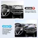 Canvcle Screen Protector for 2024-2026 BMW X5 X6 X7 i7/2022-2025 2026 i4 iX 14.9 Inch Navigation + 12.3 Inch Dash Screen, Tempered Glass Touchscreen Protector Navigation Screen Cover Protective Film
