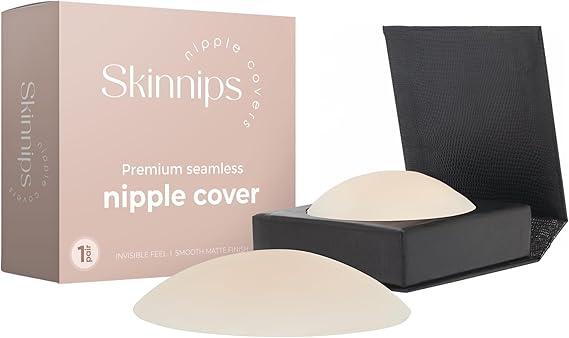 Nipple Covers – Reusable Silicone Pasties, Invisible Under Clothing, Hypoallergenic Adhesive, Seamless & Comfortable