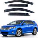 IG Window Visors Fit for 2009-2016 Toyota Venza, Out-Channel Rain Guards Vent Wind Deflectors 4PC, Car Accessories for 09-16 Venza