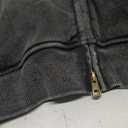 Dnzzs Womens Zip Up Hoodie Oversized Acid Wash Sweatshirts Heavyweight Fall Fashion Outfits Casual Jackets Winter Clothes (Large, Black)