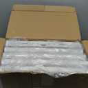 SNSLXH 5 Pack Stackable Closet Storage Basket, Multifunctional & Foldable Closet Organizer for Bathroom Kitchen Laundry Room Wardrobe Storage, Space-Saving Clothes Storage Drawer Organizer, White