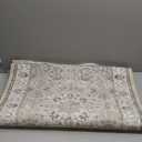 Hallway Washable Runner Rug - 2'6x12 Kitchen Rugs Entryway Rug Runner Vintage Soft Floor Mat Non Slip Indoor Farmhouse Carpet for Bathroom Living Room Bedroom (2'6''x12', Beige)