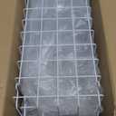 iSPECLE Deep Freezer Organizer Bins  Fits 7 Cu.Ft Chest Freezer, 8 Pack Stackable Wire Baskets(14.7" Length), Heavy Duty Coated Freezer Organizer, Rust Resistant for Frozen Food Sorting, White