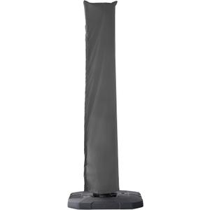 Cantilever Patio Umbrella Cover with Telescopic Rod & Zipper, Waterproof UV Resistant Outdoor Umbrella Covers for 9x9 FT, 10x10 FT, 9x12 FT and 10X13 FT Cantilever Umbrellas, Grey