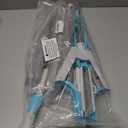 Wusudur Sponge Mop for Home Commercial Use Tile Flooring Bathroom Garage Cleaning Hands-Free Stainless Steel Long Handle with Two Super Absorbent Sponge Head, Green