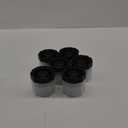 PREMIUM Ice Ball Molds (6-Pack), BPA Free 2.5 Inch Ice Spheres. Slow Melting Round Ice Cube Maker for Whiskey and Bourbon (Black)