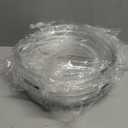 LAMU 4 Pack 10.6in Lazy Susan Organizer, Clear Lazy Susan Turntable for Cabinet, Refrigerator, Table Top, Kitchen, Bathroom, Pantry Organizers and Storage