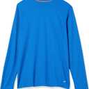 Amazon Essentials Men's Moisture Wicking Long Sleeve Performance Tech Crew Neck T-Shirt, M