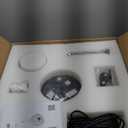 CROSSIO Outdoor Ceiling Fan with Lights, 23 Waterproof Gazebo Fan with Remote Control Smart App, Plug in Caged Ceiling Fan for Patios, Pergola Porch (Brown)