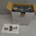 Single Serve One Cup Coffee Maker, for K Cups and Grounds, Mini Coffee Maker with Portable Handle, 6 to 12 Oz Brew Size, for Travel, Camping, Office, RV and Dorm, 120V, Black and Gold