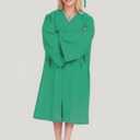 D DODOU Unisex Matte Graduation Cap and Gown Tassel Package for High School and Bachelor (Green)