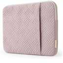 BAGSMART Laptop Sleeve Bag Compatible with MacBook Air/Pro, 13-13.3 inch Notebook, Compatible with MacBook Pro 14 Inch, MacBook Air M2 Sleeve 13 Inch, Repellent Protective Case with Pocket, Pink