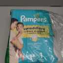 Pampers Swaddlers Diapers, Size 1 (8-14 lbs), 32 Count, Absorbent, Keeps Baby Dry and Comfortable, Skin Safe Disposable Baby Diaper