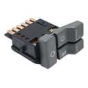 D1561D 15693548 19245374 DS647 Headlamp Switch Replacement for Chevy GMC Pickup 1990-1994, C1500 C2500 C3500 K1500 K2500 K3500 Headlight Parking Light Rocker Switch (Grey)