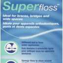 Oral-B Super Floss Mint Dental Floss for Braces Bridges - 50 Strips ( Packs 3 )