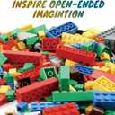 HUIZDQ 1500 Pieces Building Bricks, Classic Bulk Small Blocks, Classic Bricks Set Basic Building Blocks Compatible with All Major Brands