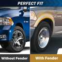 Mud Flaps for Dodge Ram 1500/2500/3500 2009-2018 & Ram 1500 Classic 2019-2024 | Fits Without Fender Flares| Front & Rear Splash Guards | 4PCS Set | No Drill Installation | Heavy Duty, Black