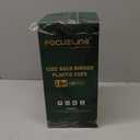 FOCUSLINE 100 Pack 12 oz Gold Rimmed Plastic Cups, 12 Ounce Clear Plastic Tumblers, Heavy-duty & Fancy Disposable Hard Cups with Gold Rim for Wedding