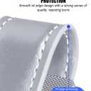 HZEL Car Sunglass Holder, Magnetic Leather Vehicle Sun Visor Glasses Hanger Clip, Automotive Interior Eyeglass Ticket Card Protective Mount Accessories, Universal for SUV, Sedan, Truck (Black)