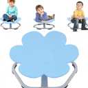 Siairo Spinning Chair for Kids, Autism Swivel Sensory Seat, Wobble Chair for Autistic & ADHD Children, Sit and Spin Training Body Coordination (Blue)