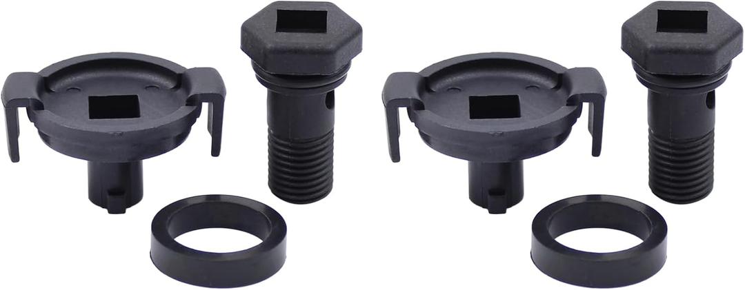 2Pcs Transmission Oil Level Drain Plug Kit for Hyundai Santa Fe Sonata Kona Tucson Accent Azera Elantra Veloster Kia Sorento Sportage Telluride Sedona Optima Cadenza Soul