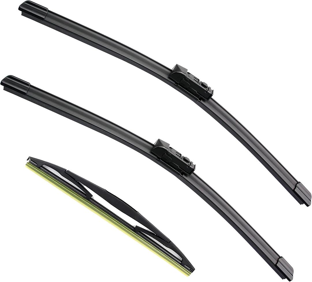 3 Factory Wiper Blade Replacement for Subaru Impreza 2017-2020 2021 2022 2023 Crosstrek 2018-2021 2022 2023 Original Equipment Windshield Wiper Blades Set - 26"/16"/12"(Set of 3) Top Lock