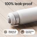 Insulated Magnetic Water Bottle - Reusable Stainless Steel Bottle with MagSafe Compatible Phone Holder - Keeps Cold for 24 Hours - Perfect for Gym, Sports, and Travel - White 24oz
