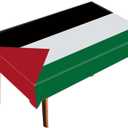 Palestine Tablecloth,Large Palestinian Flag Table Cloth Decoration,Soft Texture Runner for Home Party Decor 6080inch