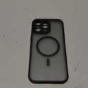 TOCOL for iPhone 14 Pro Max Case, Compatible with Magsafe, Drop Protection, Upgraded Full Camera Protection, Translucent Magnetic Matte Phone Case for iPhone 14 Pro Max 6.7 inch (Black)