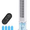 42 INCH Portable Air Conditioners w/LED Touch Screen, 4 Mode&3 Speed,1-Gal Tank for 15H Cooling Evaporative Air Cooler,12H Timer, No Hose No Window Needed, 90 Oscillating AC Unit for Bedroom