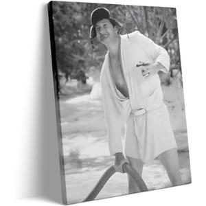 Funny Bathroom Canvas Wall Art, Toilet Paper Humor Poster, 16x20 Inch