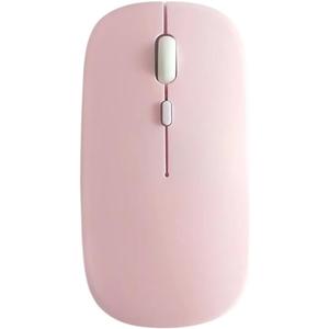 Wirreless BIIuetuoth 5.0 Mouse for Tablet Laptop Computer Mini Ultra Thin Wirreless Mice Rechargeab 2.4 GHz Mute Button