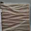 STICKGOO 3D Wall Panels for Interior Wall Decor, Wood 3D Textured Wall Decor Panels, Natural Oak Wave Design Accent Wall Panels for Living Room, Office