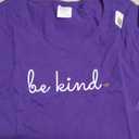 Womens Be Kind - Rainbow Heart Kindness Gift V-Neck T-Shirt S